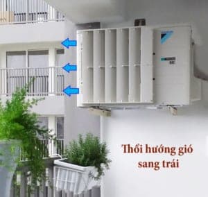 Mặt nạ hướng gió cho cục nóng điều hòa